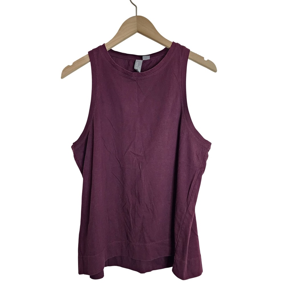 Sweaty Betty Tank Top Women L Purple Athlete Muscle Racerback Activewear